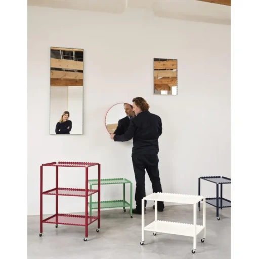 HAY Arcs Rectangle Spejl Lille Krom