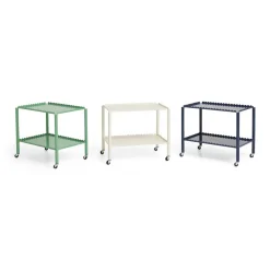 HAY Arcs Rullevogn Lav Steel Blue