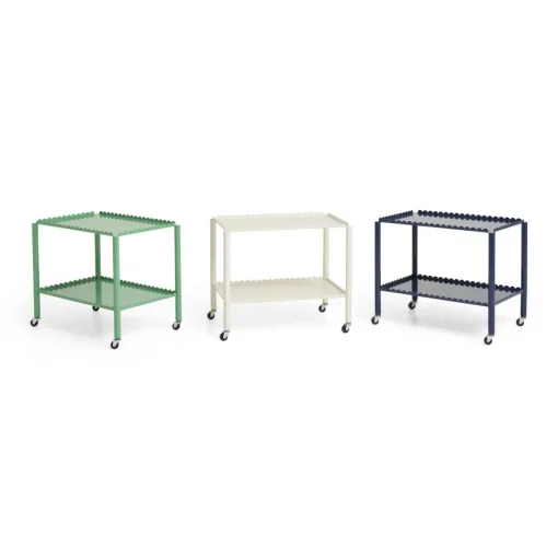 HAY Arcs Rullevogn Lav Steel Blue