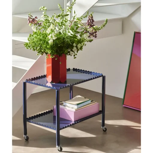 HAY Arcs Rullevogn Lav Steel Blue