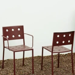 HAY Balcony Dining Stol Iron Red
