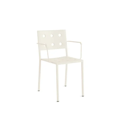 HAY Balcony Dining Stol med Armlán Chalk Beige