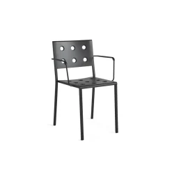 HAY Balcony Dining Stol med Armlán Antracit
