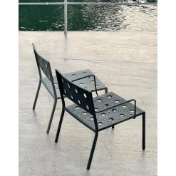 HAY Balcony Lánestol med Armlán Iron Red