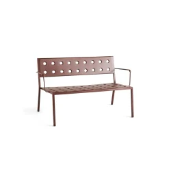 HAY Balcony Lounge Bánk med Armlán Iron Red