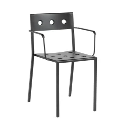 HAY Balcony Stol med Armlán Antracit