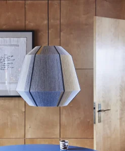 HAY Bonbon 500 Skárm Til Bordlampe Blue Tones/Cream White