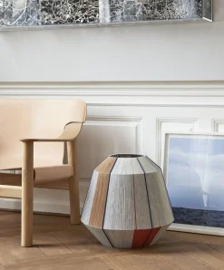 HAY Bonbon 500 Skárm Til Bordlampe Blue Tones/Cream White