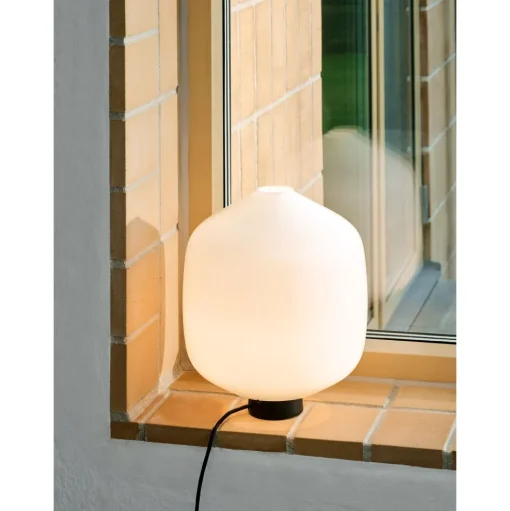 HAY Buoy Bordlampe 300 Hvid/Sort