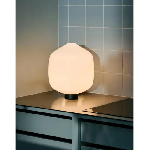 HAY Buoy Bordlampe 300 Hvid/Sort