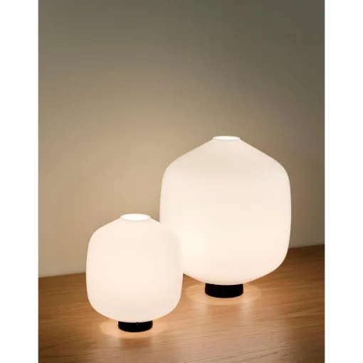 HAY Buoy Bordlampe 300 Hvid/Sort