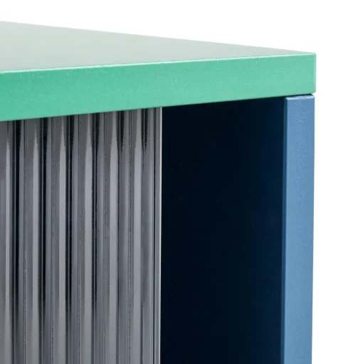 HAY Colour Cabinet Kommode med Glasdøre Medium Multifarvet