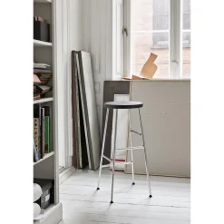 HAY Cornet Barstol H75 Creme Hvid/Røget Egetrá