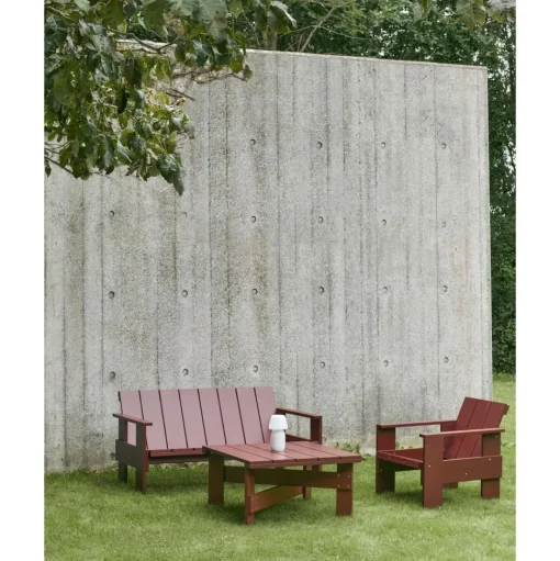 HAY Crate Dining Bánk Iron Red