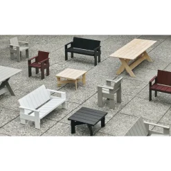 HAY Crate Dining Bánk Iron Red