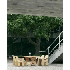 HAY Crate Dining Bánk Lakeret Fyrretrá