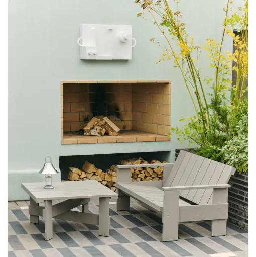 HAY Crate Dining Bánk Lakeret Fyrretrá