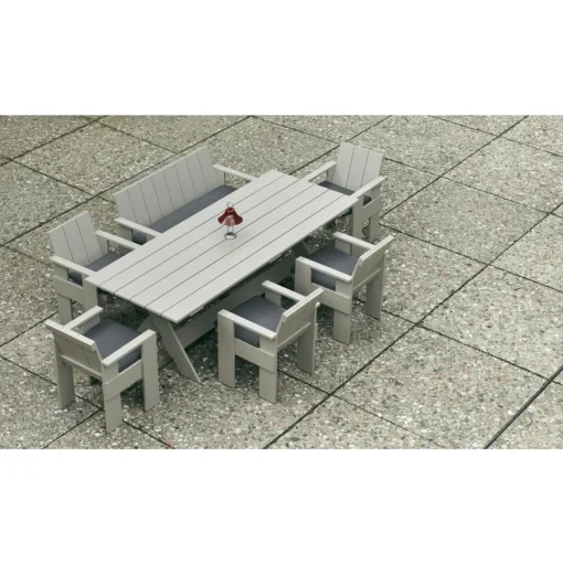 HAY Crate Dining Bánk London Fog