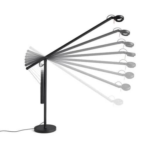 HAY Fifty-Fifty Bordlampe Sort