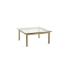 HAY Kofi Sofabord 36x80x80 Eg/Klar Glas