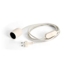 HAY Ledningssát Til Common Bordlampe 240 cm Clay White