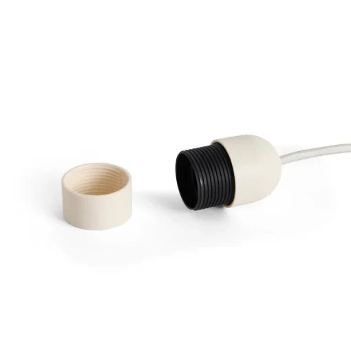 HAY Ledningssát Til Common Bordlampe 240 cm Clay White