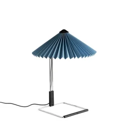 HAY Matin Bordlampe Krom/Placid Blue