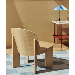 HAY Matin Bordlampe Krom/Placid Blue