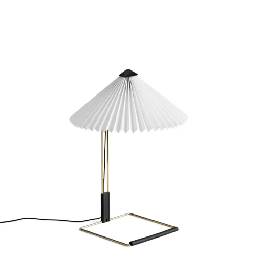 HAY Matin Bordlampe Krom/White 300