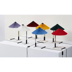 HAY Matin Bordlampe Krom/White 300