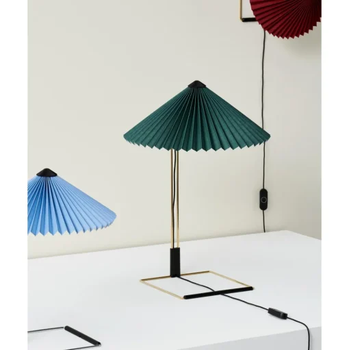 HAY Matin Bordlampe Krom/White 300