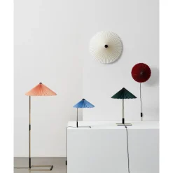 HAY Matin Bordlampe Krom/White 300