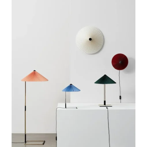 HAY Matin Bordlampe Krom/White 300