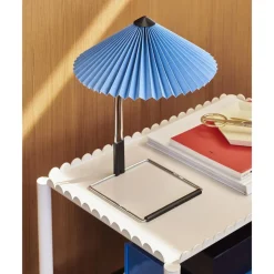 HAY Matin Bordlampe Krom/White 300