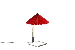 HAY Matin Bordlampe Lille Rød