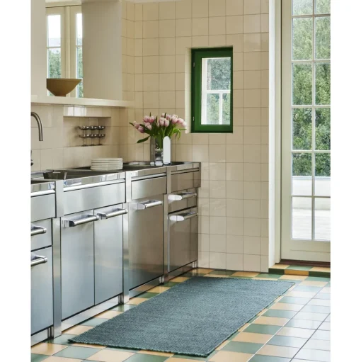 HAY Moiré Gulvtáppe 80x200 Emerald Green