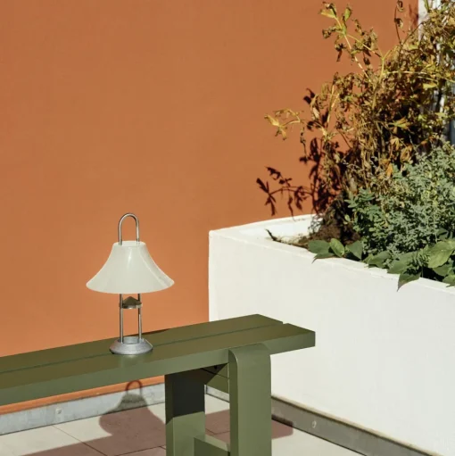 HAY Mousqueton Transportabel Lampe Oyster White