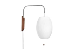 HAY Nelson Cigar Váglampe Lille Off-White med Ledning