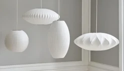 HAY Nelson Saucer Bubble Pendel Lille Off-White