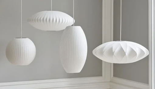 HAY Nelson Saucer Bubble Pendel Lille Off-White