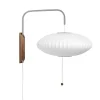 HAY Nelson Saucer Váglampe Lille Off-White med Ledning