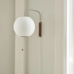 HAY Nelson Saucer Váglampe Lille Off-White med Ledning