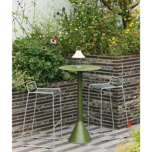 HAY Palissade Cone BordØ65xH105 Creme Hvid