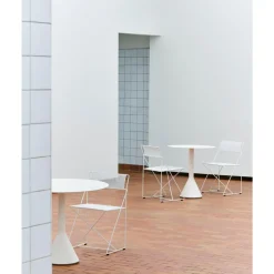 HAY Palissade Cone BordØ70xH74 Creme Hvid
