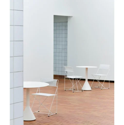 HAY Palissade Cone BordØ70xH74 Creme Hvid
