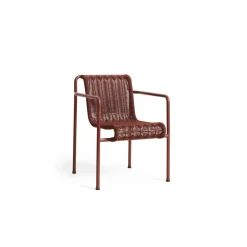 HAY Palissade Cord Dining Stol Med Armlán Iron Red