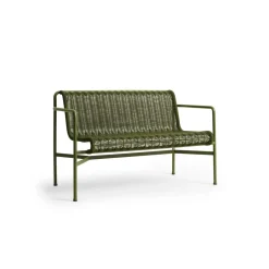 HAY Palissade Cord Dining Bánk Med Armlán Oliven