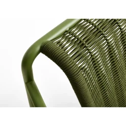 HAY Palissade Cord Dining Bánk Med Armlán Oliven