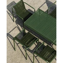 HAY Palissade Cord Dining Bánk Med Armlán Oliven