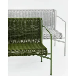HAY Palissade Cord Dining Bánk Med Armlán Oliven